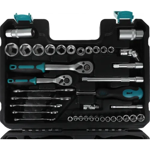 Набор инструментов Bort BTK-65 65 предметов (жесткий кейс)