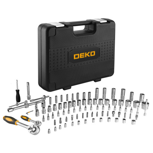 Набор инструментов Deko DKMT94 94 предмета (жесткий кейс)