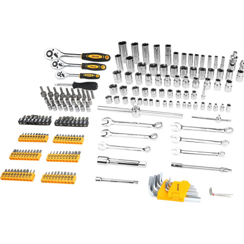 Набор инструментов Deko DKAT200 200 предметов (жесткий кейс)