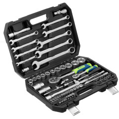 Набор инструментов Сибртех 13391 82 предмета (жесткий кейс)