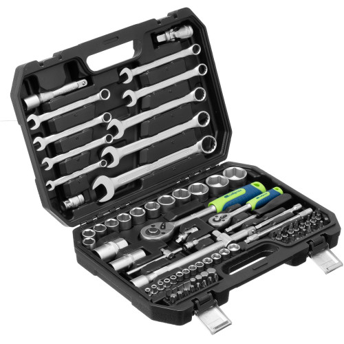 Набор инструментов Сибртех 13391 82 предмета (жесткий кейс)