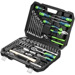 Набор инструментов Сибртех 13394 76 предметов (жесткий кейс)