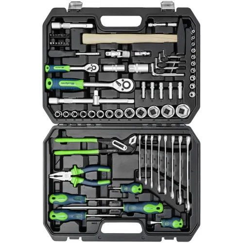 Набор инструментов Сибртех 13394 76 предметов (жесткий кейс)