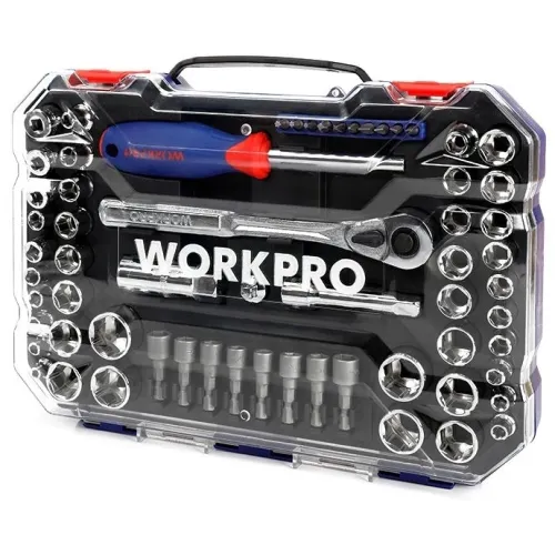 Набор инструментов Workpro WP202566 63 предмета (жесткий кейс)