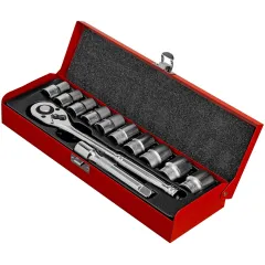 Набор торцевых головок Matrix 13526 в комплекте 12 предметов +жесткий кейс