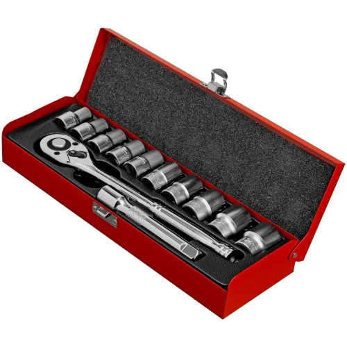 Набор торцевых головок Matrix 13526 в комплекте 12 предметов +жесткий кейс