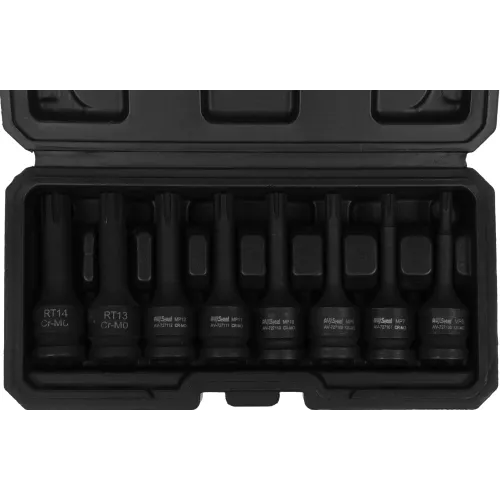 Набор торцевых головок Av Steel AV-727408 в комплекте 8 предметов