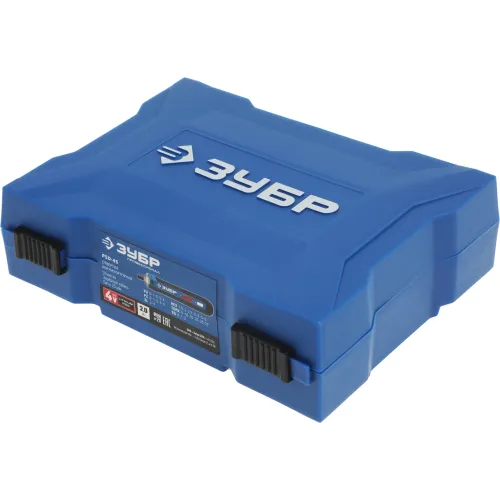 Отвертка аккум. Зубр PSD-4S аккум. патрон:шестигранник 6.35 мм (1/4) (кейс в комплекте)