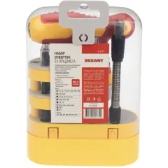 Набор отверток Rexant 12-4776 в компл.:33 предмета