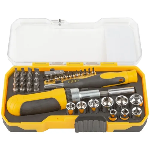 Набор отверток FIT 56385 в компл.:41 предмет жесткий кейс