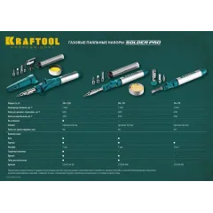 Паяльник Kraftool 55503-H10 газовый 120Втмакс.t=1300