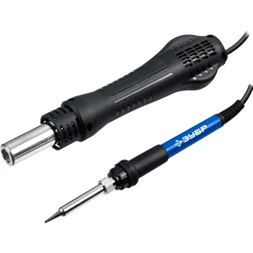 Паяльная станция Зубр Профессионал ПСР-650 электрич. 60Вт макс.t=500 (55427)