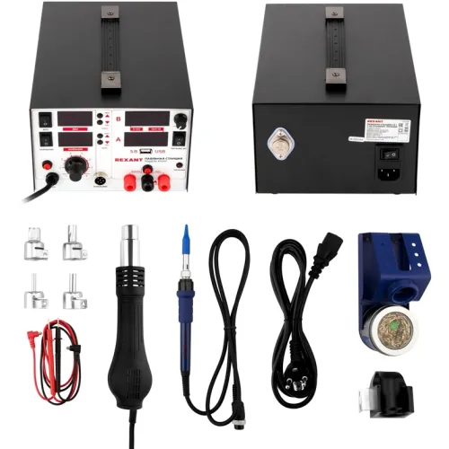 Паяльная станция Rexant 12-0729 электрич. 760Вт макс.t=480