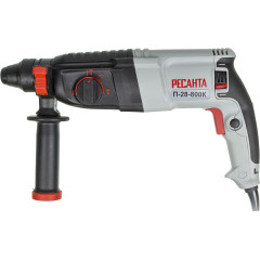 Перфоратор Ресанта П-28-800К патрон:SDS-plus уд.:3.4Дж 800Вт (кейс в комплекте)