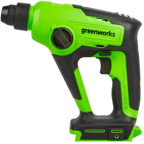 Перфоратор Greenworks GD24SDS1 патрон:SDS-plus уд.:1.2Дж аккум. (кейс в комплекте)
