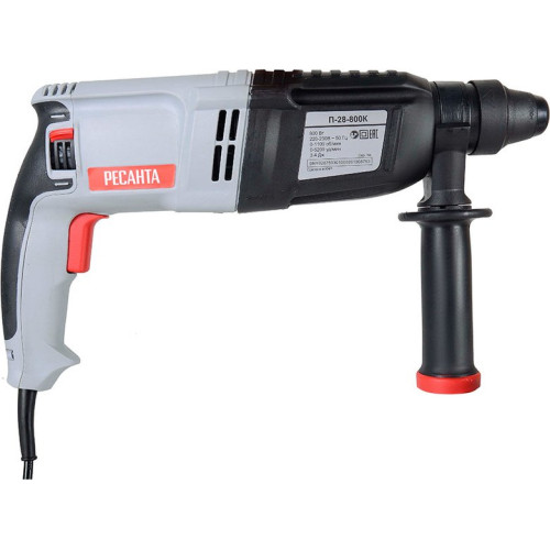 Перфоратор Ресанта П-800-3,4А патрон:SDS-plus уд.:3.4Дж 800Вт (кейс в комплекте)