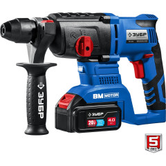 Перфоратор Зубр PB-260-42 патрон:SDS-plus уд.:3Дж аккум. (кейс в комплекте)