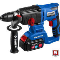 Перфоратор Зубр PB-260-42 патрон:SDS-plus уд.:3Дж аккум. (кейс в комплекте)