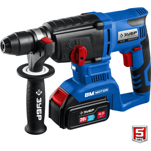 Перфоратор Зубр PB-260-42 патрон:SDS-plus уд.:3Дж аккум. (кейс в комплекте)