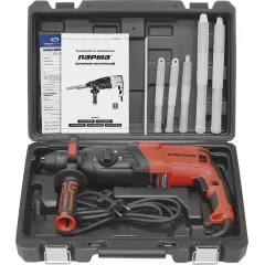 Перфоратор Парма П-02-30/1000ЭР патрон:SDS-plus уд.:3.3Дж 1000Вт (кейс в комплекте)