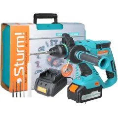 Перфоратор Sturm! CRH1822 патрон:SDS-plus уд.:2.2Дж аккум. (кейс в комплекте)
