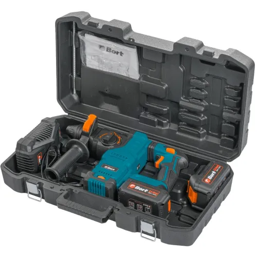 Перфоратор Bort BHD-21Li-BL патрон:SDS-plus уд.:3Дж аккум. (кейс в комплекте)