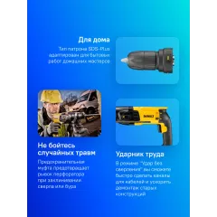 Перфоратор DeWalt D25134K патрон:SDS-plus уд.:3Дж 800Вт