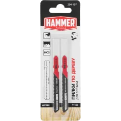 Набор пилок по дереву Hammer Flex JG WD-PL T119B 2пред. (лобзики)