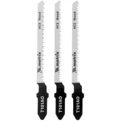 Набор пилок по дереву Matrix 78210 3пред. (лобзики)