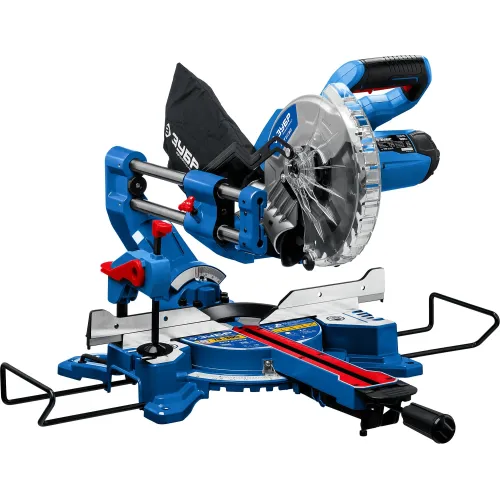 Торцовочная пила Зубр ППТ-216-П 1800Вт 4500об/мин d=216мм