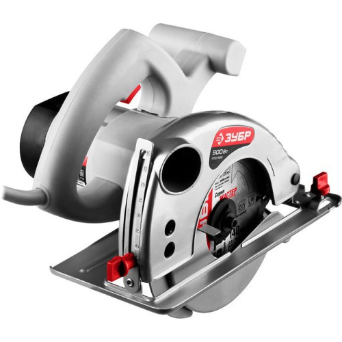 Циркулярная пила (дисковая) Зубр ЗПД-900 900Вт (ручная) D диска.:140мм