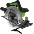 Циркулярная пила (дисковая) Greenworks GD24CS (ручная) D диска.:185мм (1500907)