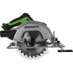 Циркулярная пила (дисковая) Greenworks GD24CS (ручная) D диска.:185мм (1500907)