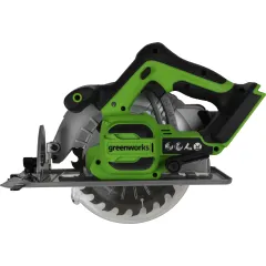 Циркулярная пила (дисковая) Greenworks GD24CS (ручная) D диска.:185мм (1500907)