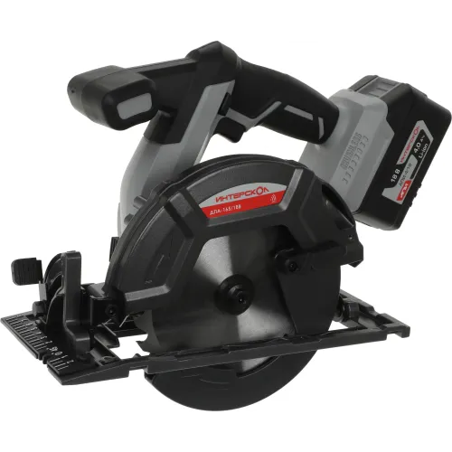 Циркулярная пила (дисковая) Интерскол ДПА-165/18В (ручная) D диска.:165мм (577.4.1.70)