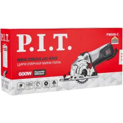 Циркулярная пила (дисковая) P.I.T. PMS89-C 600Вт (ручная) D диска.:89мм