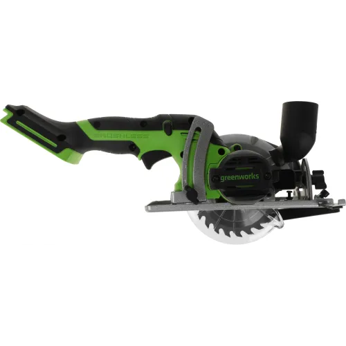 Циркулярная пила (дисковая) Greenworks G24MCS (ручная) D диска.:120мм (1501207)