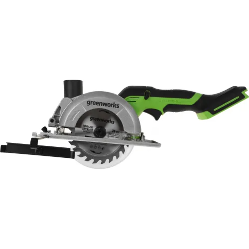 Циркулярная пила (дисковая) Greenworks G24MCS (ручная) D диска.:120мм (1501207)