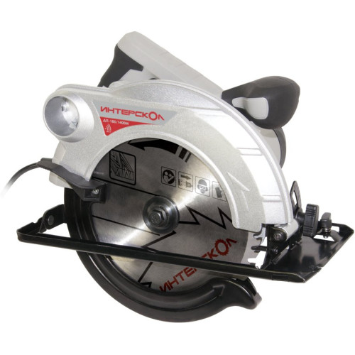Циркулярная пила (дисковая) Интерскол ДП-185/1400М 1400Вт (ручная) D диска.:185мм (785.1.0.70)