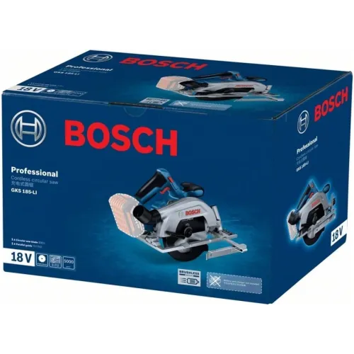 Циркулярная пила (дисковая) Bosch GKS 185-LI (ручная) D диска.:165мм (06016C1221)