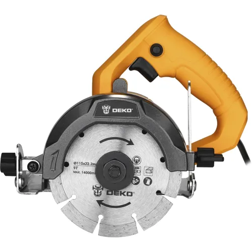 Циркулярная пила (дисковая) Deko DKCS1450W 1450Вт (ручная) D диска.:115мм (084-1048)