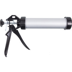 Пистолет для герметика Вихрь 73/3/6/2 механический закрытый серебристый/черный