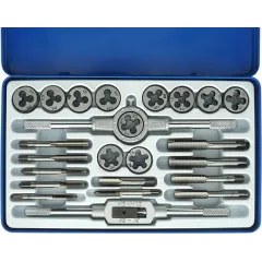 Набор метчиков/плашек Sturm! 1065-03-S24 в комплекте 24 предмета жесткий кейс