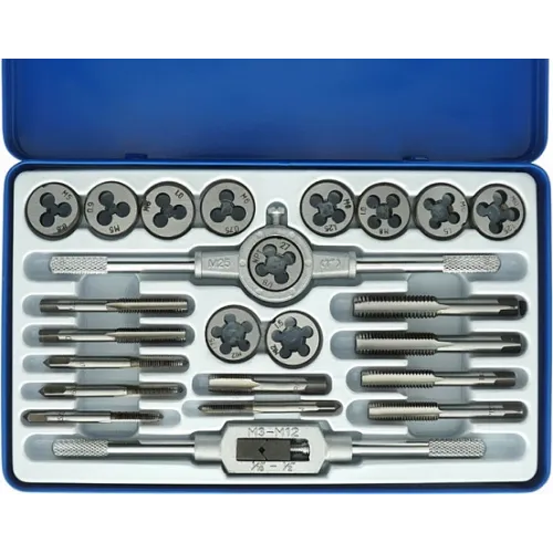 Набор метчиков/плашек Sturm! 1065-03-S24 в комплекте 24 предмета жесткий кейс