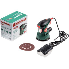 Эксцентриковая шлифмашина Hammer OSM260 260Вт D125мм (576781)