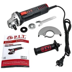 Углошлифовальная машина P.I.T. PWS115-C 800Вт 11000об/мин рез.шпин.:M14 d=115мм