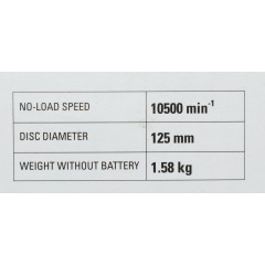 Углошлифовальная машина Greenworks GD24AGK4 10500об/мин рез.шпин.:M14 d=125мм (3200207UB)