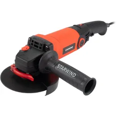Углошлифовальная машина Starwind AG125LE-1500 1500Вт 11000об/мин рез.шпин.:M14 d=125мм