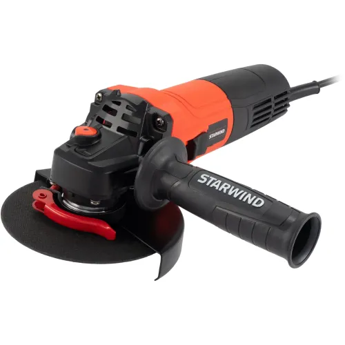 Углошлифовальная машина Starwind AG125E-1100 1100Вт 11000об/мин рез.шпин.:M14 d=125мм