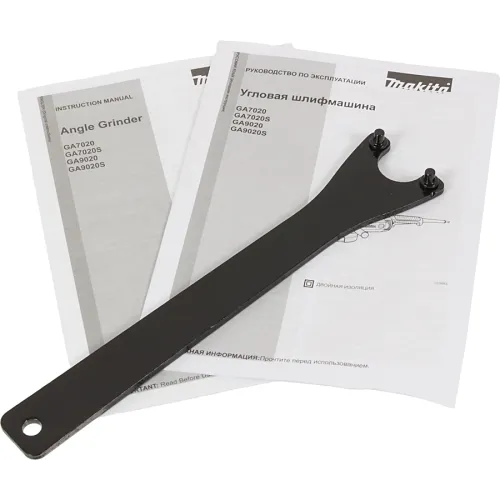 Углошлифовальная машина Makita GA9020 2200Вт 6600об/мин рез.шпин.:M14 d=230мм